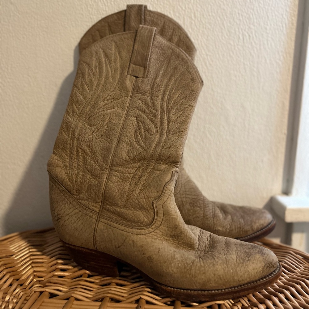 Cowboy boots - Elephant skin